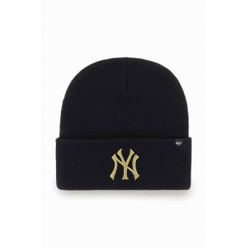 47brand caciula Mlb New York Yankees culoarea negru, de firma originala