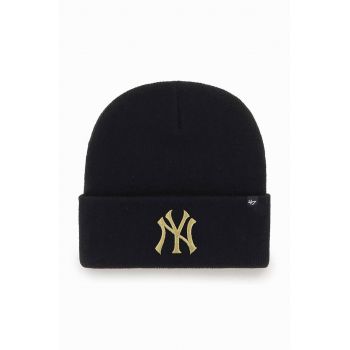 47brand caciula Mlb New York Yankees culoarea negru,