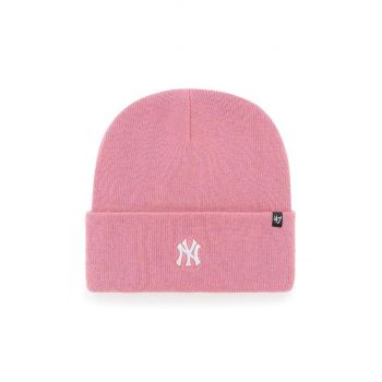 47brand caciula Mlb New York Yankees culoarea roz, ieftina