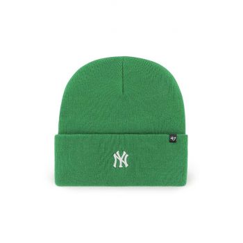 47brand caciula Mlb New York Yankees culoarea verde,