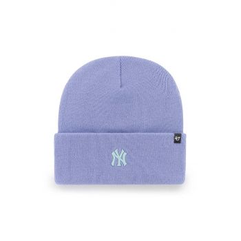 47brand caciula Mlb New York Yankees culoarea violet,