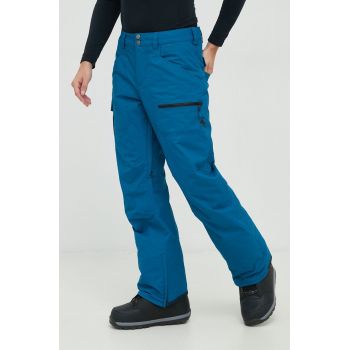 Burton pantaloni Covert culoarea turcoaz de firma originala