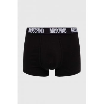 Moschino Underwear boxeri 2-pack barbati, culoarea negru