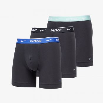 Nike Everyday Cotton Stretch Boxer Brief 3-Pack Anthracite/ Mint Foam Wb/ Black Wb