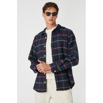 Camasa din flanel cu model in carouri de firma originala