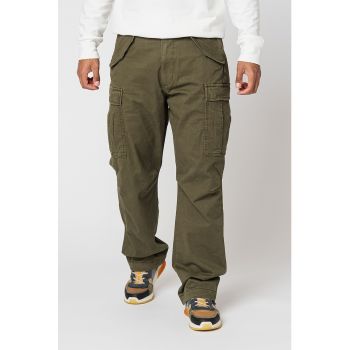 Pantaloni cargo din amestec de bumbac