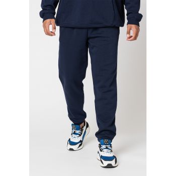 Pantaloni jogger cu logo brodat