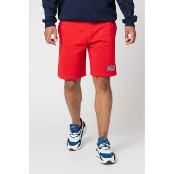 Pantaloni scurti cu buzunare laterale si snururi