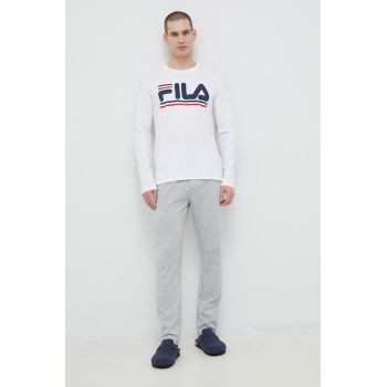 Fila trening de lounge barbati, culoarea alb