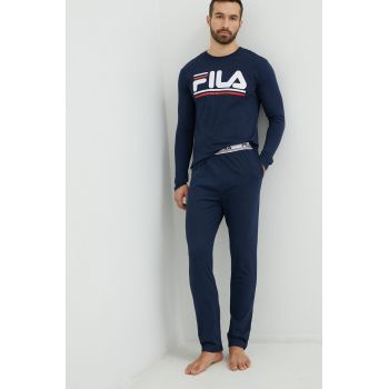 Fila trening de lounge barbati, culoarea albastru marin