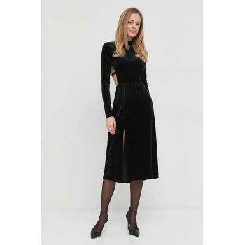 Undress Code rochie culoarea negru, midi, mulata