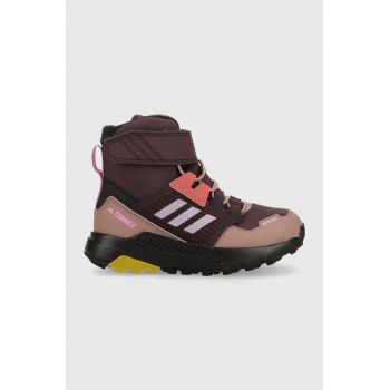 adidas Performance pantofi copii Trailmaker culoarea bordo ieftina