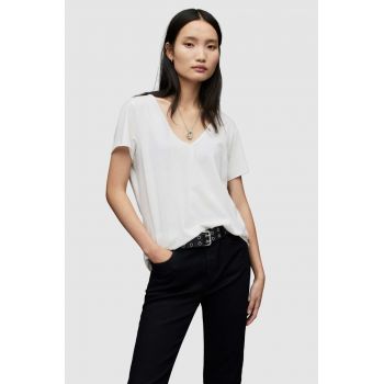 AllSaints tricou din bumbac culoarea alb