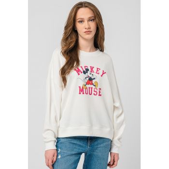 Bluza sport din amestec de bumbac cu Mickey Mouse