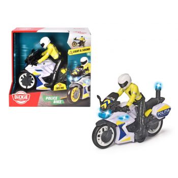 MOTOCICLETA DE POLITIE 17CM