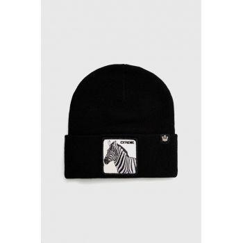 Goorin Bros caciula culoarea negru, din tesatura neteda