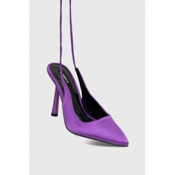 Answear Lab pantofi cu toc culoarea violet