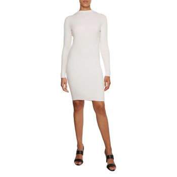 Rochie bodycon cu aspect striat