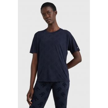 Tricou relaxed fit cu monograma
