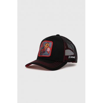Capslab caciula X Marvel culoarea negru, cu imprimeu