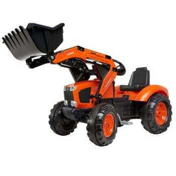 Tractor cu pedale pentru copii portocaliu Falk