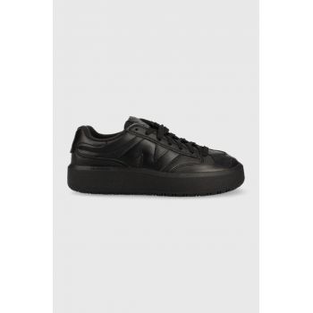 New Balance sneakers din piele Ct302lb culoarea negru