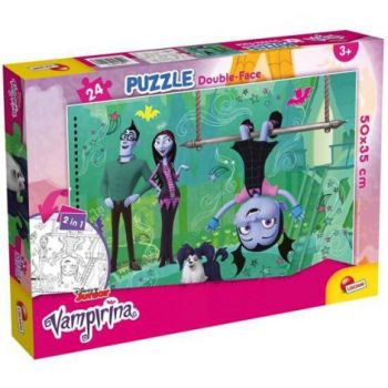 Puzzle de colorat - vampirina (24 piese)