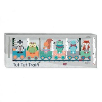 Puzzle lemn Trenul Tut Tut - Forest Friends de firma original