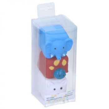 Set 3 jucarii de baie Eddy Toys, Elefant, Testoasa, Urs polar