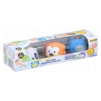 Set 3 jucarii de baie Eddy Toys, Panda, Catel, Zebra ieftina