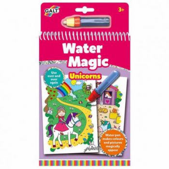 Water magic: carte de colorat unicorni