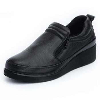 Pantofi piele naturala 020 negru