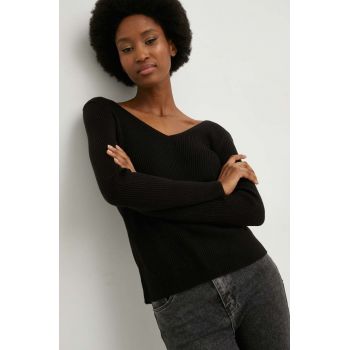 Answear Lab pulover femei, culoarea negru, light