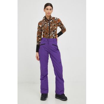 Colourwear pantaloni Cork culoarea violet