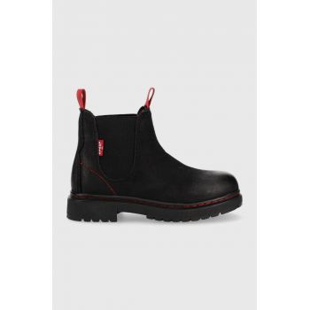 Levi's botine copii culoarea negru,