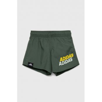 adidas Performance pantaloni scurti de baie copii culoarea verde