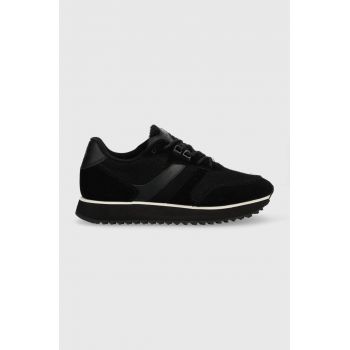 Gant sneakers Bevinda culoarea negru