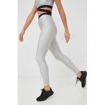 Puma colanti femei, culoarea gri, neted ieftini