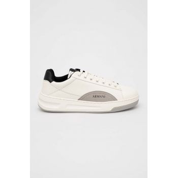 Armani Exchange sneakers culoarea alb