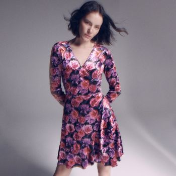 Reserved - Rochie cu model - Gri