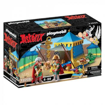 Set de Constructie Playmobil Asterix si Obelix Cortul Generalului 52 Piese