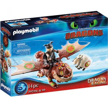 Set de Constructie Playmobil Dragons Cursa Dragonilor: Fishlegs Si Meatlug