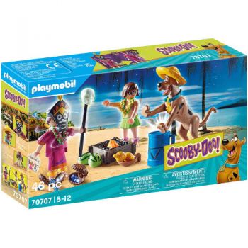 Set de Constructie Playmobil Scooby-Doo Aventuri cu Doctorul Vrajitor