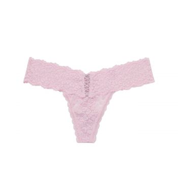 Lace-Up Thong Panty XS de firma originala