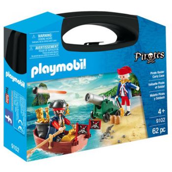 Set de Constructie Playmobil Portabil Prinderea Piratului - Pirates