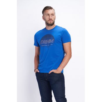 Tricou de bumbac cu imprimeu text