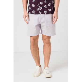 Pantaloni scurti chino din amestec de in
