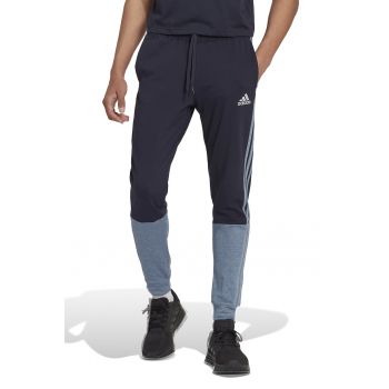 Pantaloni sport cu model colorblock Essentials Melange