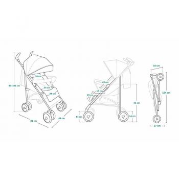 Carucior sport Lionelo Irma Dreamin Editie limitata Negru ieftin