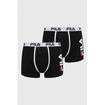 Fila boxeri 2-pack barbati, culoarea negru